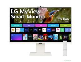LCD LG 31.5" 32SR85U-W Smart Monitor {IPS 3840x2160 60Hz 5ms 400cd 16:9 178/178 2x5W webcamera USB-C(90W) 2xHDMI USB VESA}