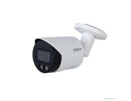DAHUA DH-IPC-HFW2249SP-S-IL-0280B Уличная цилиндрическая IP-видеокамера SmartDualLight 2Мп, 1/2.8” CMOS, объектив 2.8мм, видеоаналитика, микрофон, ИК 30м, LED 30м, IP67, металл
