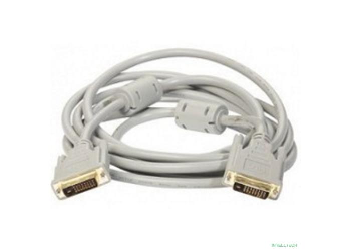 Exegate EX191094RUS Кабель DVI dual link (25M-25M) 1.8м Exegate, 2 фильтра, позолоченные контакты