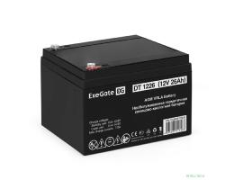 Exegate EX282970RUS Аккумуляторная батарея DT 1226 (12V 26Ah, клеммы F3 (болт М5 с гайкой))