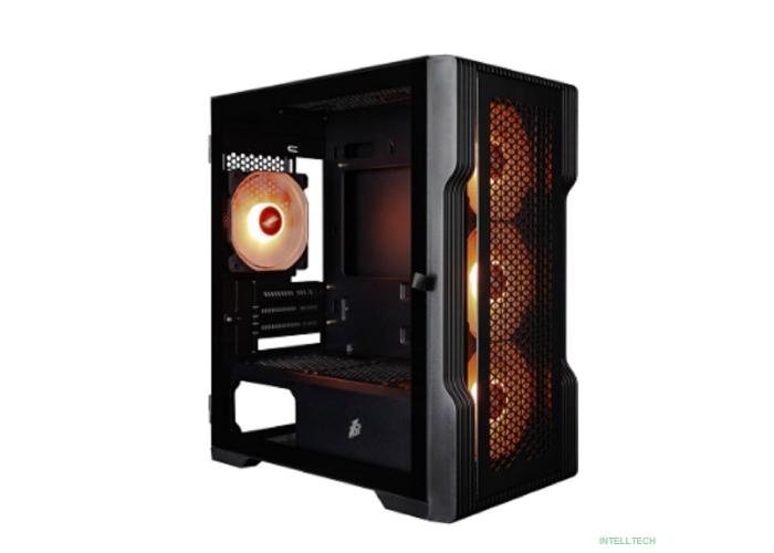 1STPLAYER TRILOBITE T3 ARGB Black / mATX / 4x 120mm ARGB fans inc. / T3-BK-4F2(AP)