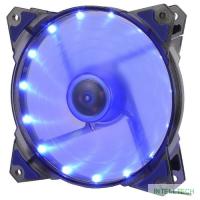 CROWN Вентилятор для компьютерного корпуса CMCF-12025S-1221  (120*120*25мм;Синий 16LED;1500 об/мин;35CFM;20Дб;Подшипник скольжения;3pin+MOLEX(папа-мама) 40+10см)