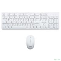 Гарнизон Комплект клавиатура + мышь GKS-140, беспроводная, белый, 2.4 ГГц, 1600 DPI, USB, 