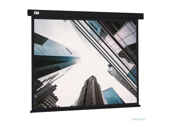 Экран Cactus Wallscreen CS-PSW-124X221-BK,  221х124.5 см, 16:9,  настенно-потолочный черный