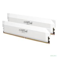 Crucial Pro Gaming by Micron DDR5-6400 64GB Kit (2x32GB) UDIMM CL40 White 1.35V CP2K32G64C40U5W