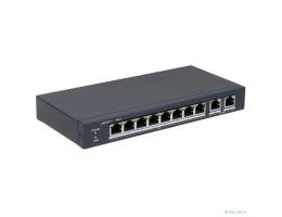 HiWatch DS-S1008P 8x100Mb 2G 8PoE+ 60W неуправляемый