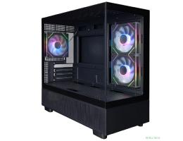 1STPLAYER MIKU Mi5 ARGB Black / mATX / 3x120mm ARGB fans / Mi5-BK-2FC7R-1FC7