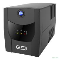 ИБП CBR [QTM-1200T-4F-LCUC] Line Interactive  1200VA/720W 7Ah12V*2 4 x Shuko, HID-USB, RJ45/11