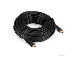 Exegate EX294700RUS Активный оптический кабель HDMI ExeGate EX-CC-HDMI2-30.0 (19M/19M, v2.0, 30м, 4K UHD, Ethernet, позолоченные контакты)