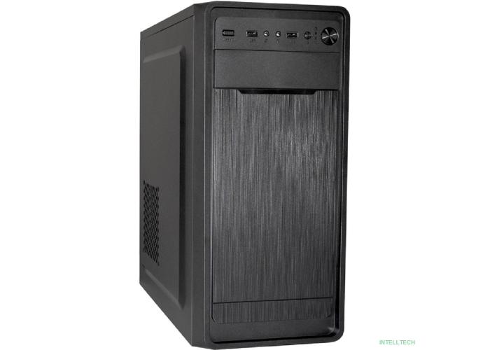 Exegate EX283074RUS Корпус Miditower ExeGate XP-332 Black, ATX, <XP600, Black,120mm>, 2*USB, Audio