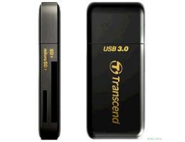 Внешний картридер USB 3.0 Multi-Card Reader F5 All in 1 Transcend [TS-RDF5K] Black