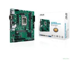 ASUS PRO H610M-C-CSM (Socket 1700, mATX, 2xDDR5(64GB), DP/DVI-D/HDMI, 1xPCIe 5.0x16/2xPCIe 3.0x1, 4xSATA 6Gb/s, 1xM2, 1xLAN, 1xCom, 2xUSB 3.0, 2xUSB 2.0, 2xPS/2)
