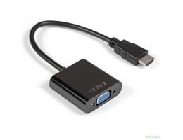 Exegate EX284926RUS Кабель-переходник HDMI-VGA ExeGate EX-HDMIM-VGAF-0.15 (19M/15F, 0,15м)