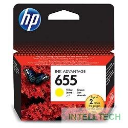 HP CZ112AE Картридж №655, Yellow {DeskJet IA 3525/5525/4615/4625, Yellow} 