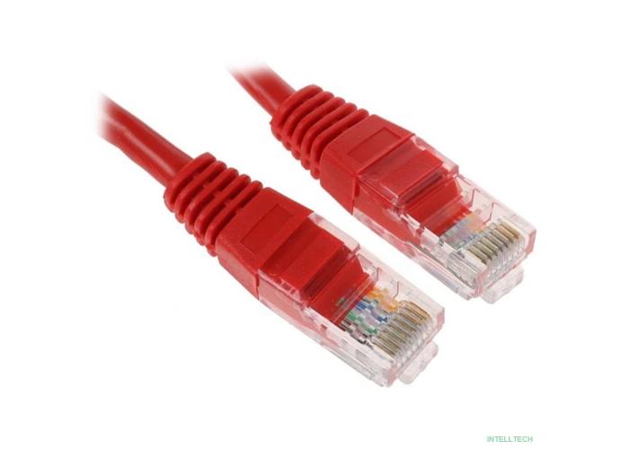 Cablexpert PP12-0.5M/R Патч-корд UTP   кат.5e, 0.5м, литой, многожильный (красный)