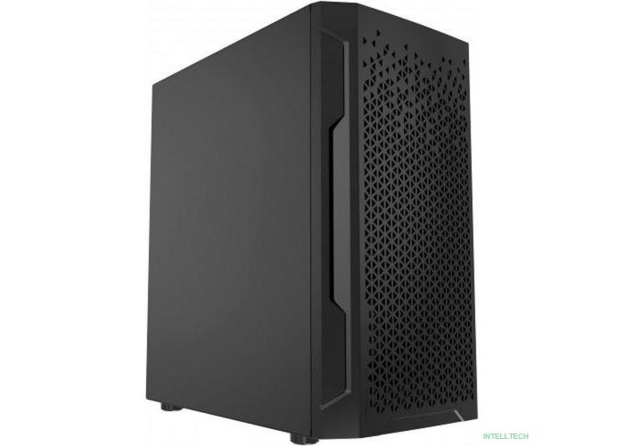 Powercase Корпус Mistral Micro Z2B SI, Non Window, Mesh, 2x 120mm fan, чёрный, mATX  (CMIMZB-F2SI)