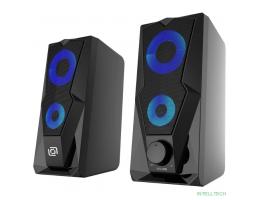 Колонки Oklick OK-127 2.0 черный 6Вт