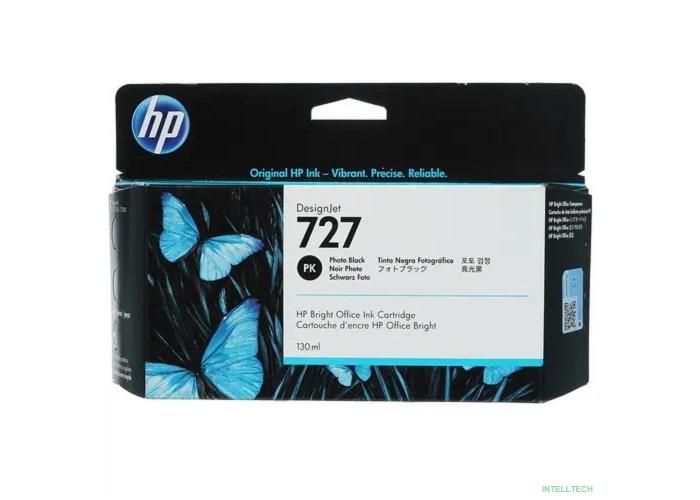 HP B3P23A Картридж №727, Photo Black {Designjet T920/T1500, Photo black (130ml)}