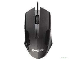Exegate EX264096RUS Мышь Exegate SH-9025  <black, optical,  3btn/scroll, 1000dpi, USB>, Color box