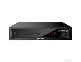 Perfeo DVB-T2/C приставка "CONSUL" для цифр.TV, Wi-Fi, IPTV, HDMI, 2 USB, DolbyDigital, пульт ДУ [PF_A4413]