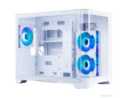 1STPLAYER UVIEW UV6 ARGB White / mATX / 3x120mm ARGB fans / UV6-WH-2FC7R-W-1FC7-W