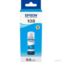 EPSON C13T09C24A Картридж 108 EcoTank Ink для Epson L8050/L18050, Cyan 70ml