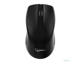 Gembird MUSW-320 Black USB {Мышь беспроводная, 2кнопоки+колесо-кнопка, 2.4ГГц, 1000 dpi}