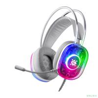 Defender Cyborg белый, 7.1, RGB,  провод 2 м 