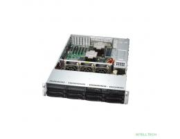 Supermicro SYS-621P-TRT - 2U, 2x1200W, 2xLGA4677, iC741, 16xDDR5, 8x3.5" bays, 2x10GbE, IPMI, RMKit