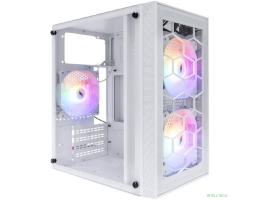 1STPLAYER FIREBASE X1 White / mATX / 3x120mm LED fans / X1-WH-3F1-W