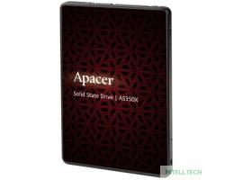 Apacer SSD PANTHER AS350X 128Gb SATA 2.5" 7mm, R560/W540 Mb/s, IOPS 80K, MTBF 1,5M, 3D NAND, Retail (AP128GAS350XR-1)