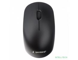 Gembird MUSW-435 {Мышь беспроводная, черный, 2.4ГГц, 2кн+колесо-мышка, 1000/1600/2400 DPI, оптический} 