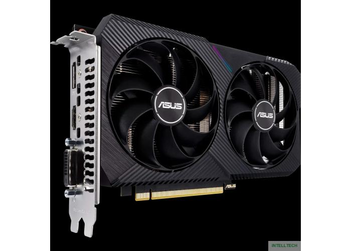 Видеокарта ASUS GeForce RTX 3050 Dual V2 OC Edition 8GB GDDR6 128bit DP/DVI/HDMI (DUAL-RTX3050-O8G-V2) RTL