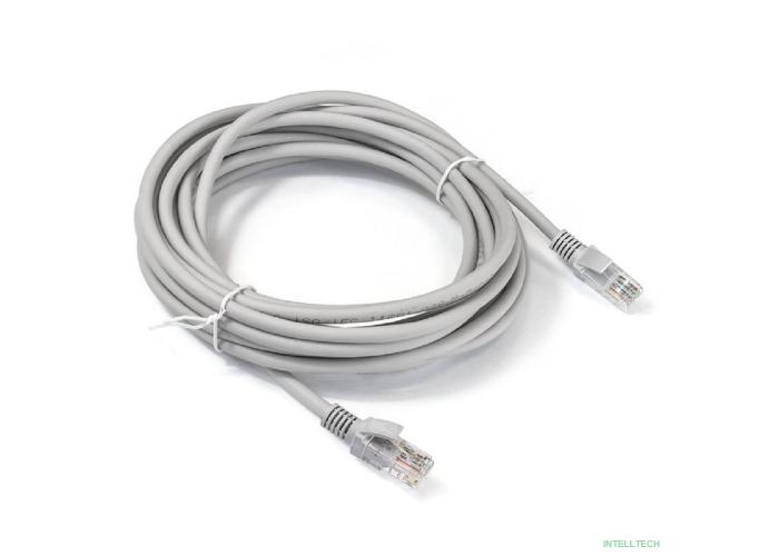 Exegate EX290422RUS Патч-корд LSZH UTP-RJ45-RJ45-5e-10M-LSZH-GY, UTP, cat.5e, 10м, серый