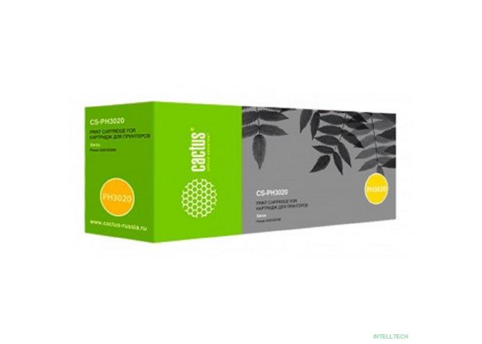 Тонер Картридж Cactus CS-PH3020 106R02773 черный для Xerox Phaser 3020/3020BI (1500стр.)