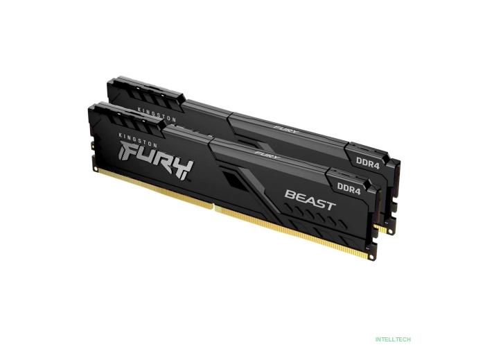 Kingston DDR4 DIMM 16GB Kit 2x8Gb KF432C16BBK2/16WP PC4-25600, 3200MHz, CL16