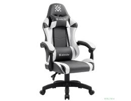 Игровое кресло Fortune Серый/белый,класс 4,PU DEFENDER