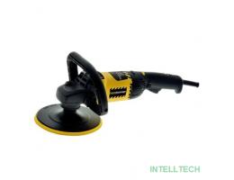 Hanskonner HAG918CP Полировальная машина [HAG918CP] { 180 мм, 1400 Вт, КОНСТ.ЭЛ., рег обор, доп.D-рукоять } 