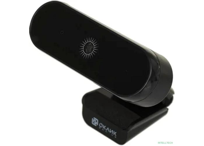 Оклик OK-C008FH черный 2Mpix (1920x1080) USB2.0 с микрофоном