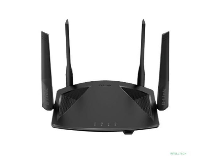 D-Link DIR-X1860/RU/R1A Двухдиапазонный гигабитный Wi-Fi 6 маршрутизатор AX1800