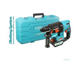 Перфоратор аккум б/щ Sturm!, 18В, 1BatterySystem, 3.2Дж, 3+1реж, 1x4.0Ач ,ЗУ, кейс [CRH1832BLC]