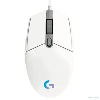 910-005824/910-005809 Мышь Logitech G102 LightSync белый оптическая (8000dpi) USB (6but)