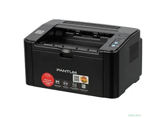 Pantum P2500 Принтер, Mono Laser, А4, 22стр/мин, 1200x1200 dpi, 128MB RAM, лоток 150 листов, USB, черный корпус
