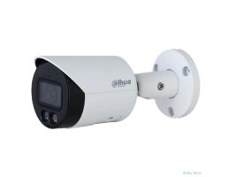 DAHUA DH-IPC-HFW2849SP-S-IL-0360B Уличная цилиндрическая IP-видеокамера SmartDualLight 8Мп, 1/2.7” CMOS, объектив 3.6мм, видеоаналитика, микрофон, ИК 30м, LED 30м, IP67, металл