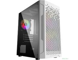 Powercase CMIMZW-L3 Корпус Mistral Micro Z3W Mesh LED, Tempered Glass, 2x 140mm + 1х 120mm 5-color fan, белый, mATX  (CMIMZW-L3)