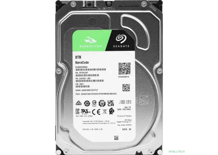 8TB Seagate BarraCuda (ST8000DM004) {Serial ATA III, 5400 rpm, 256mb buffer}