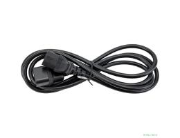 Cabeus PC-189-VDE-1.0-1.8M Кабель питания монитор-компьютер IEC 320 C13 - IEC 320 C14 (3x1.0), 1.8 м
