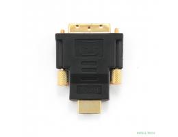 Gembird Переходник HDMI-DVI  19M/19M(папа-папа), золотые разъемы  [A-HDMI-DVI-1]
