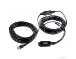 VCOM CU827-10M Кабель-адаптер USB3.0-repeater, удлинительный активный <Am-->Af> 10м <CU827-10M>[6937510855117]