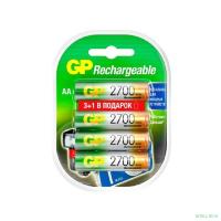 GP ReEnergy 270AAHC AA, емкость 2650 мАч (270AAHC3/1RGY-2CRCB4) (акция3+1)  аккумулятор